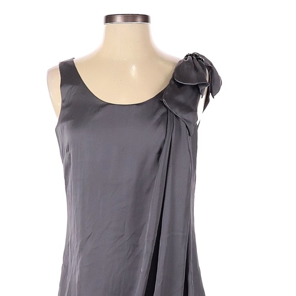 H&M Slate Gray Bubble Hem Dress Sz Small NWT - Picture 5 of 9